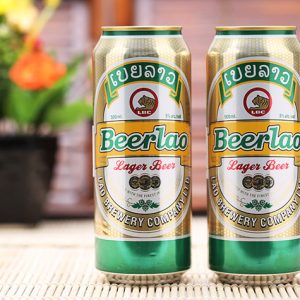 Bia Lào vàng lon 500ml
